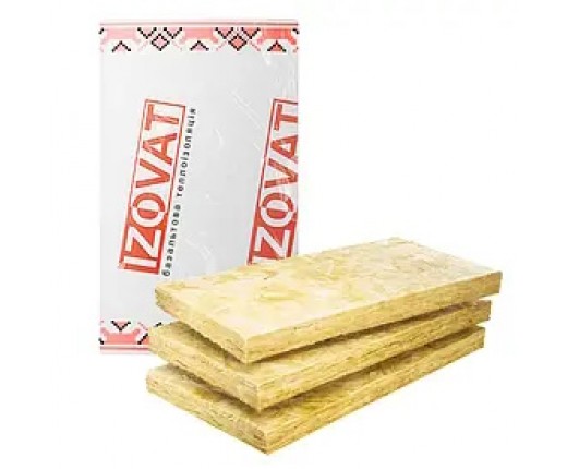 Утеплювач IZOVAT 45 (Ізоват) (1000х600х100-5шт) упаковка 3м²/0,3м³